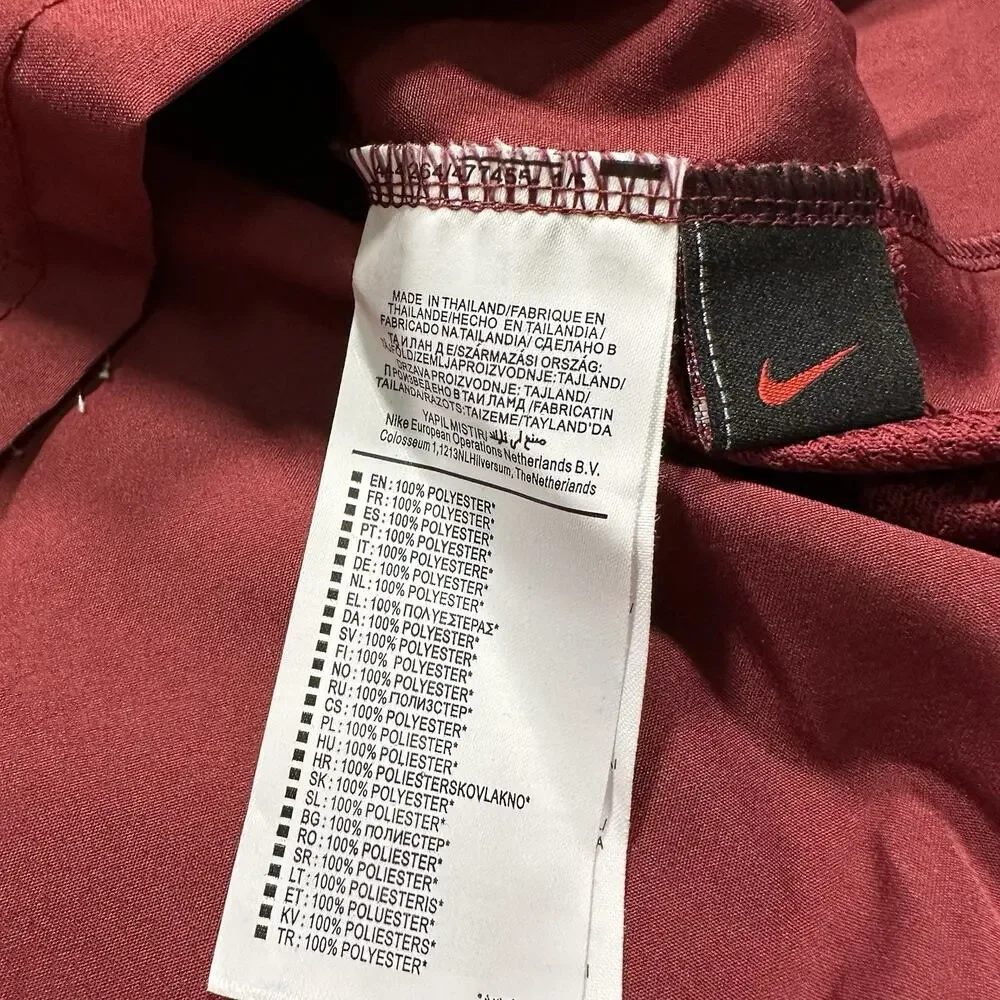 Nike Arsenal Soccer Jersey Mens L Burgundy Long Sleeve Henry #14 Highbury 2006